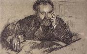 Edgar Degas Study for Edmono Duranty oil painting on canvas